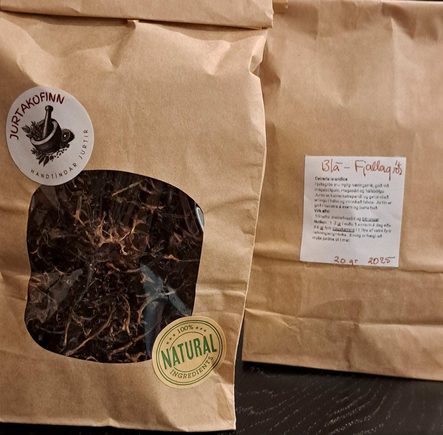 Fjallagrös - Cetraria Islandica