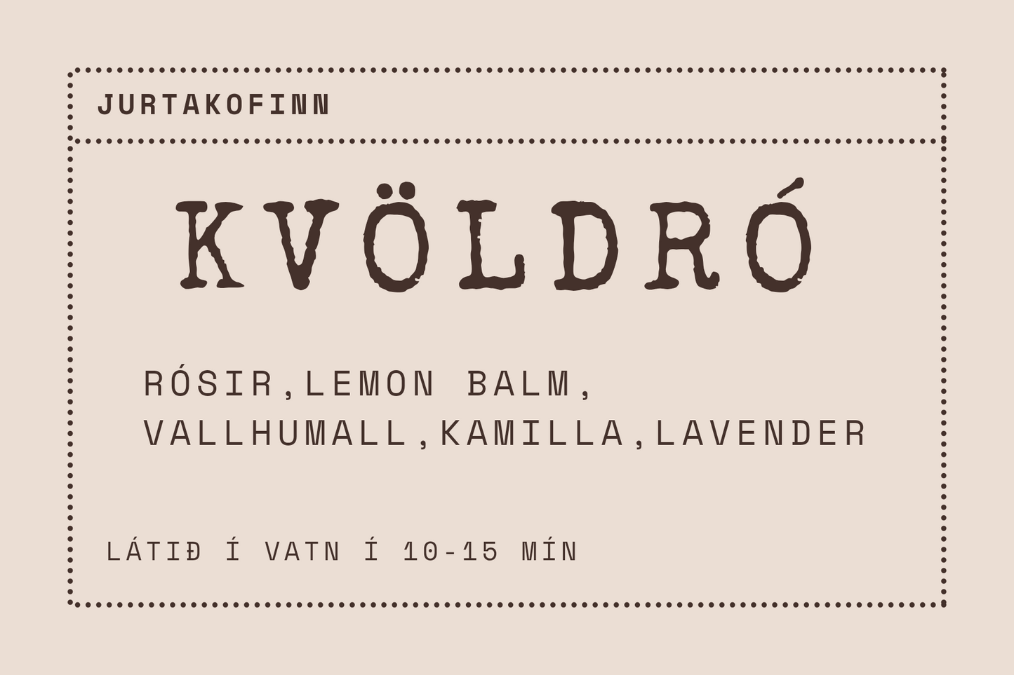 Kvöldró Jurtate